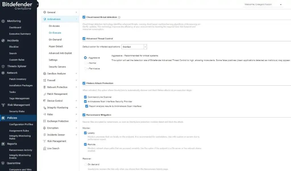 Políticas de Defesa & Ransomware Mitigation